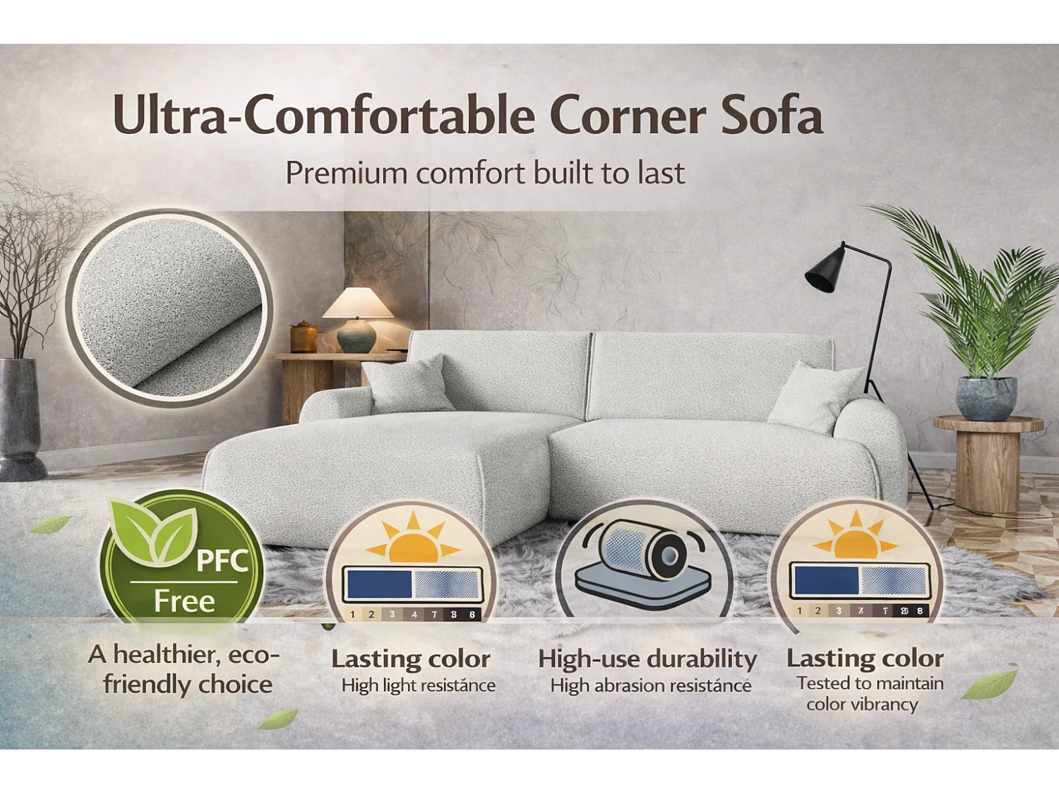 Canapé d'Angle avec fonction de couchage Noboo du fabricant