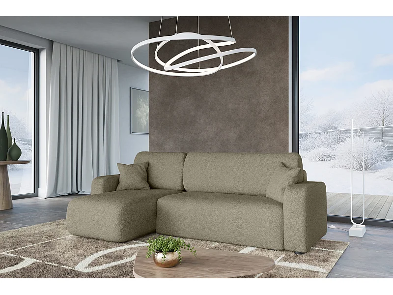 Divano angolare con funzione letto Piano L destro del produttore