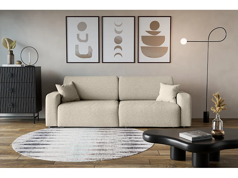 Canapé Piano avec deux coffres de rangement pour le linge de lit