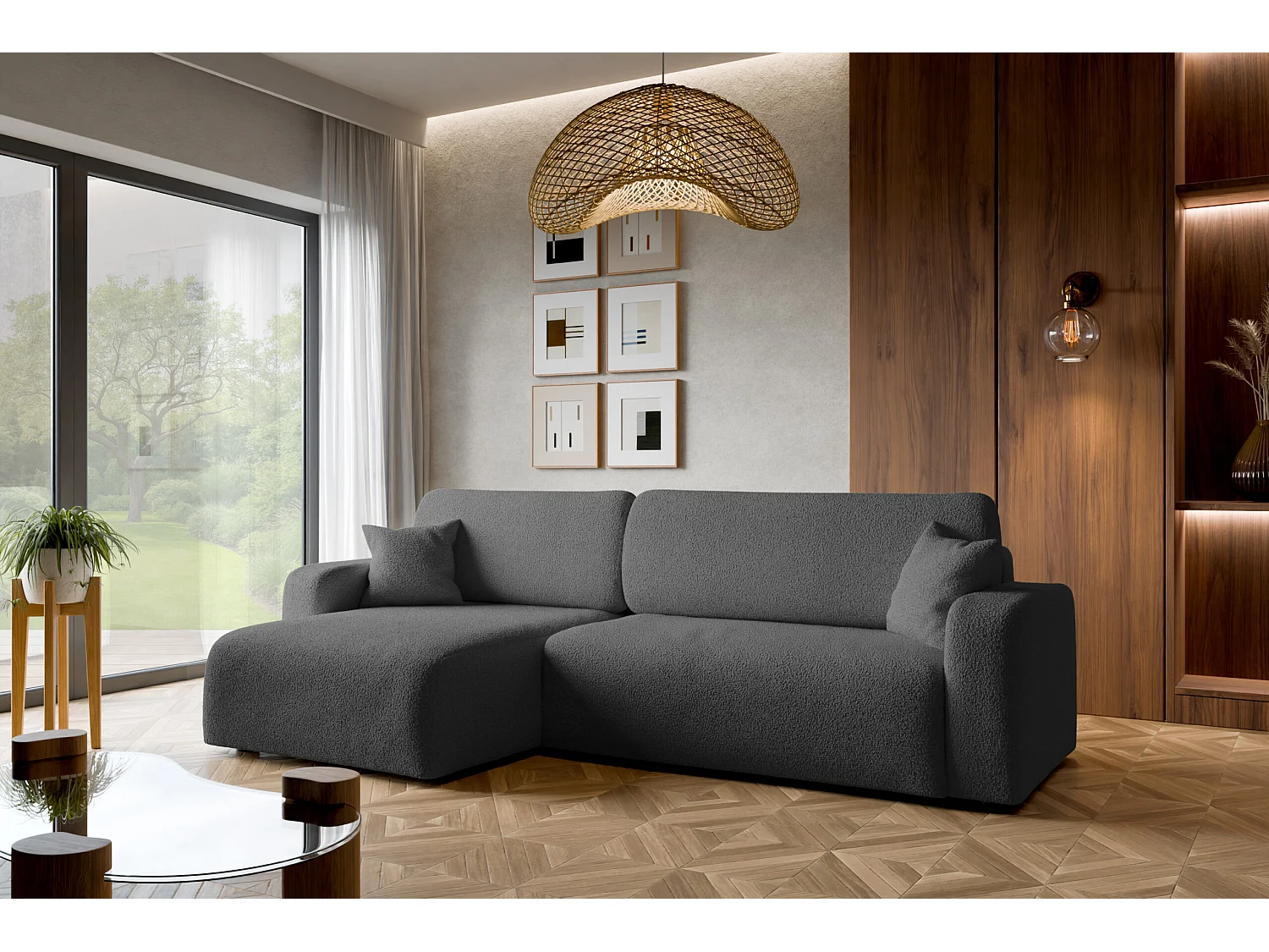 Canapé d'Angle avec fonction de couchage Piano XL du fabricant
