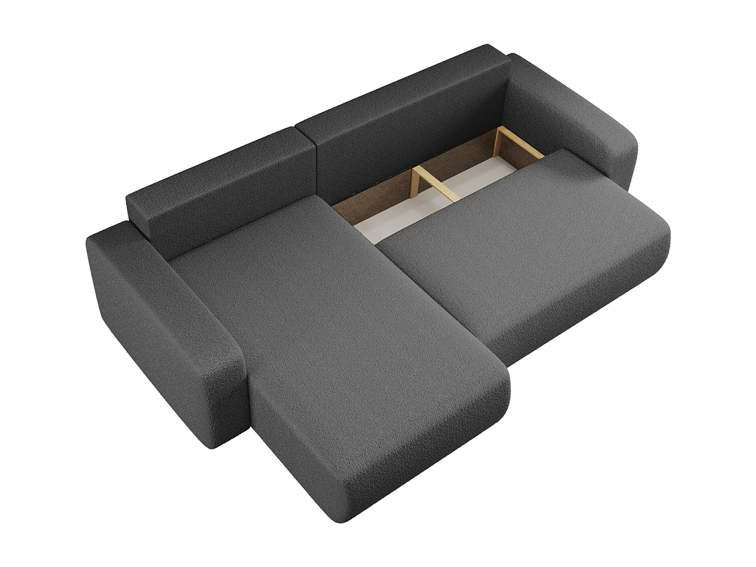 Divano angolare con funzione letto Piano XL destro del produttore