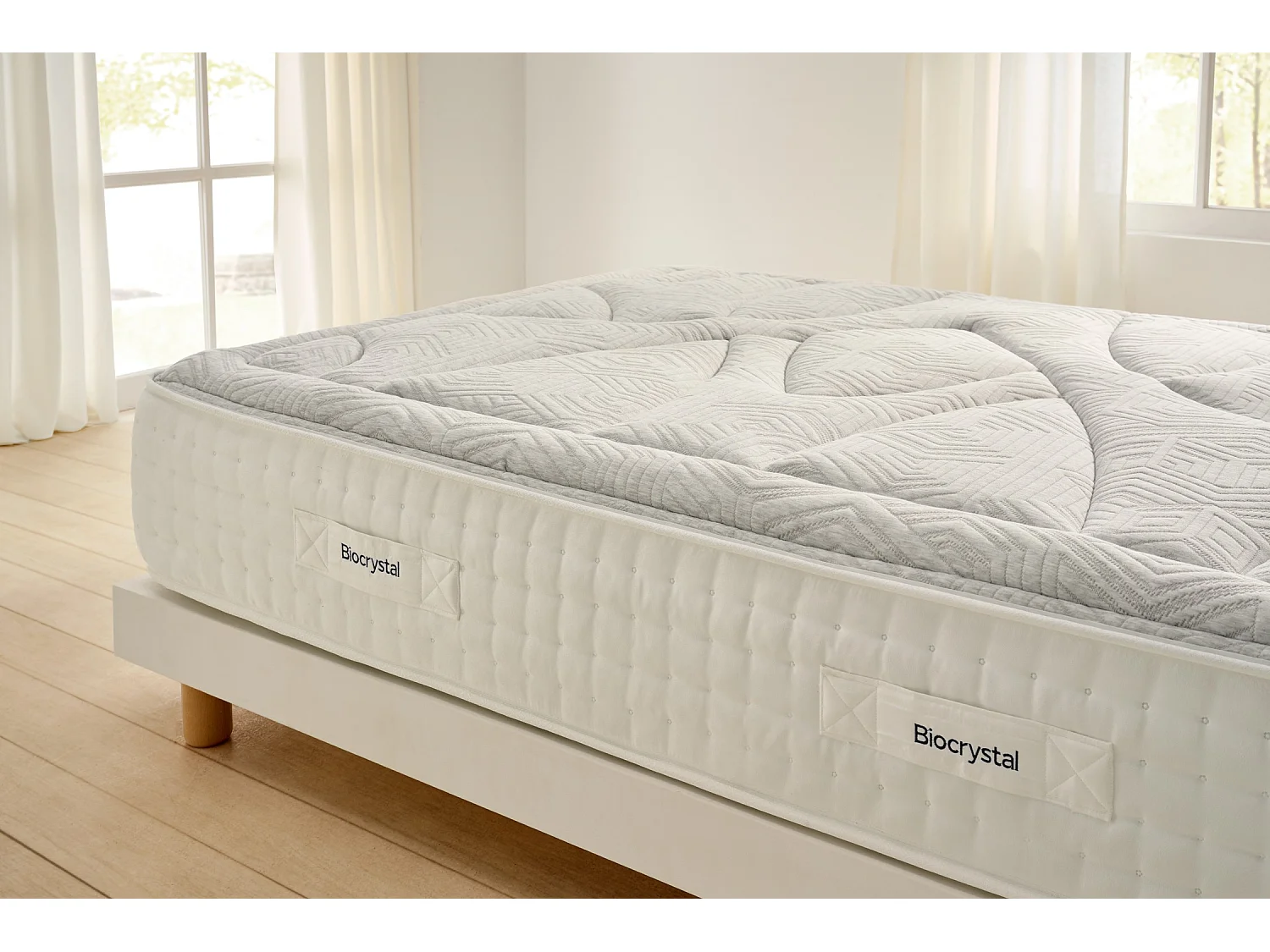 Matelas Biocrystal Gold 27 cm, 200x200 cm -Moonia