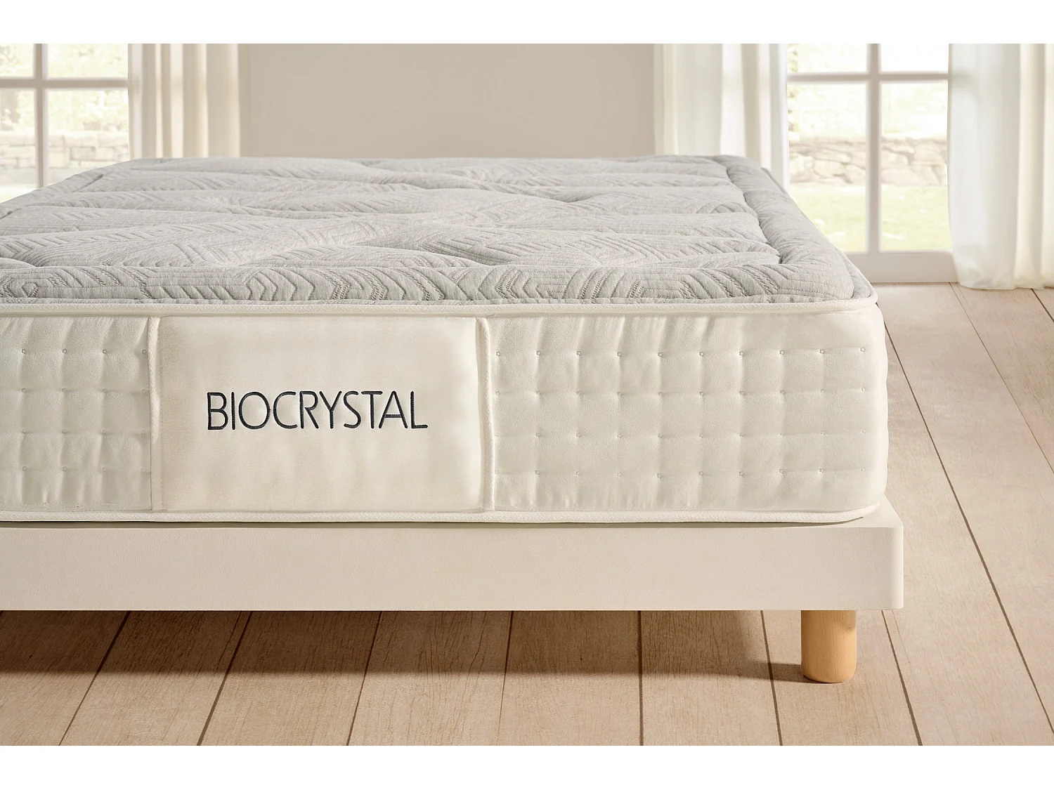 Matelas Mousse à memoire de forme Biocrystal Gold 27 - 140X190 cm - Moonia