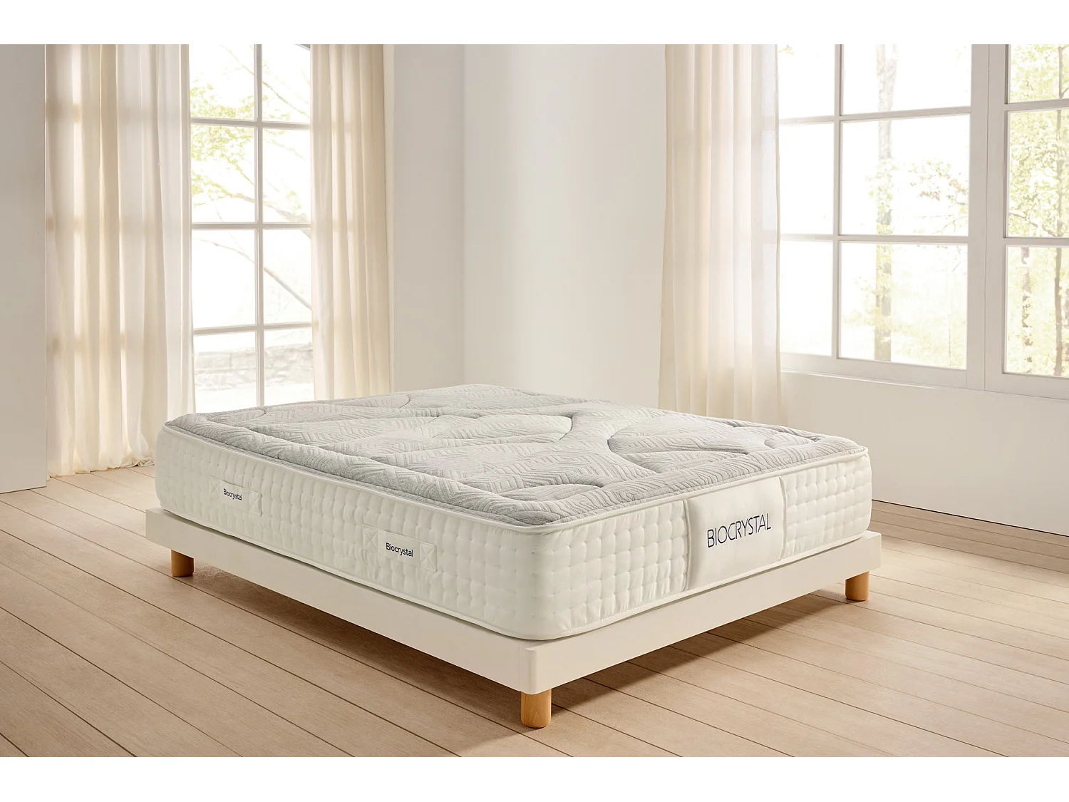 Matelas Biocrystal Gold 27 cm, 90x190 cm -Moonia