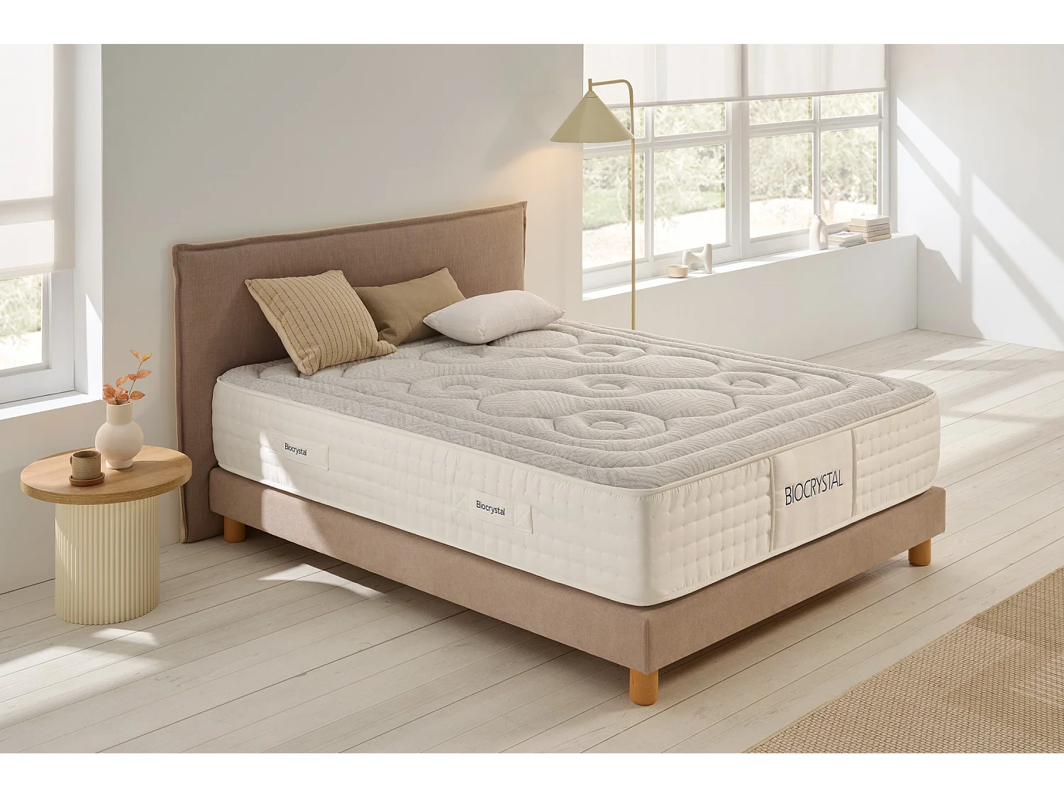 Matelas Biocrystal Selenium 27 cm, 80x180 cm -Moonia