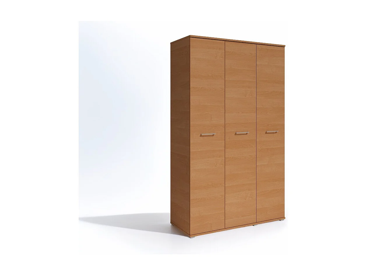 Szafa Otwierana Trzydrzwiowa 120cm x 200cm OLCHA | Półki + Wieszak