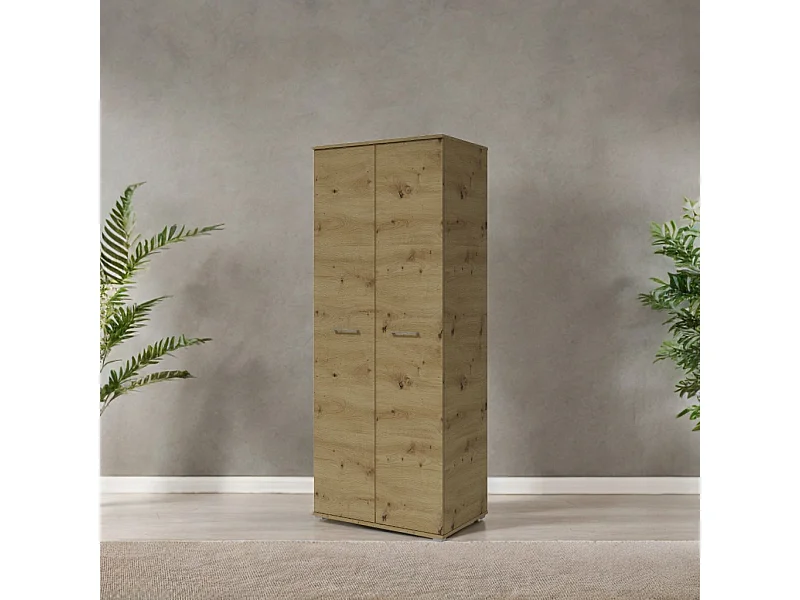 Szafa Otwierana Dwudrzwiowa 80cm x 200cm  ARTISAN | Półki + Wieszak