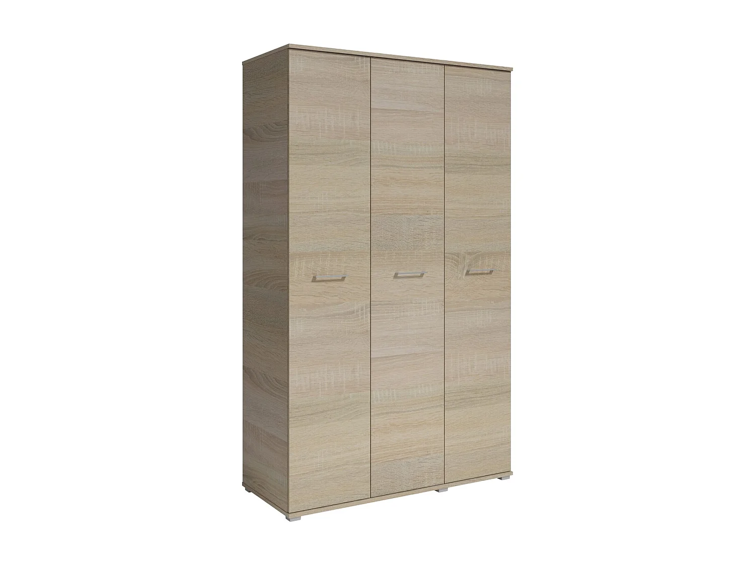 Szafa Otwierana Trzydrzwiowa 120cm x 200cm SONOMA | Półki + Wieszak