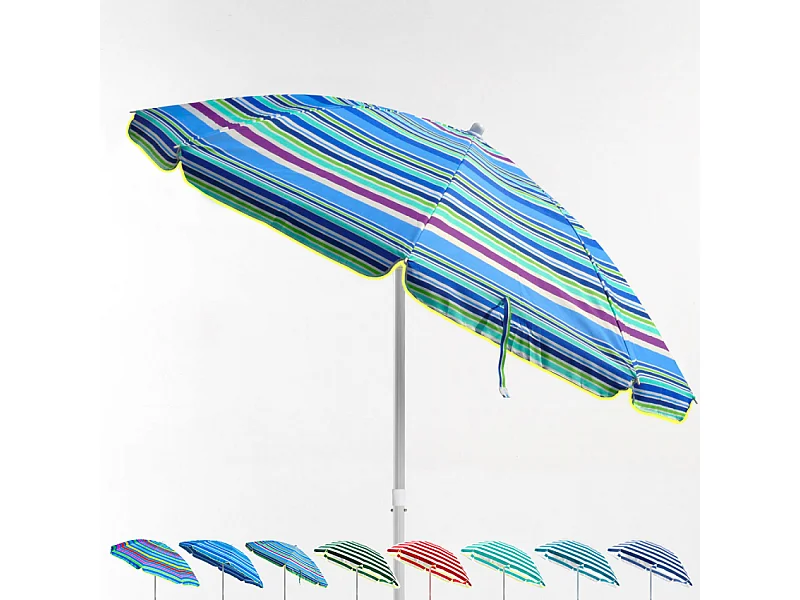 Sombrilla Playa algodón 180 cm ligera Taormina - Fantasía de Mar 4