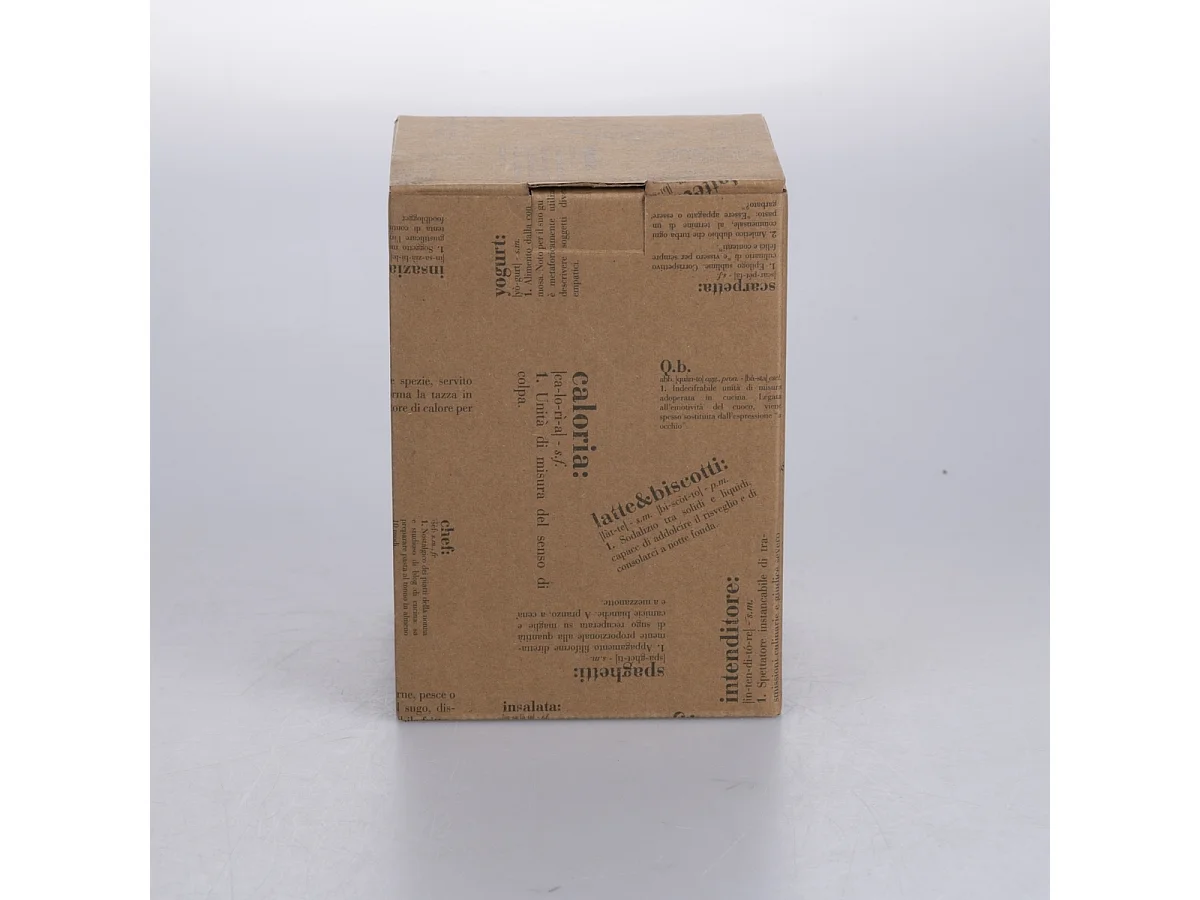 Barattolo in vetro per sale con coperchio bambù 10x10x14 Victionary