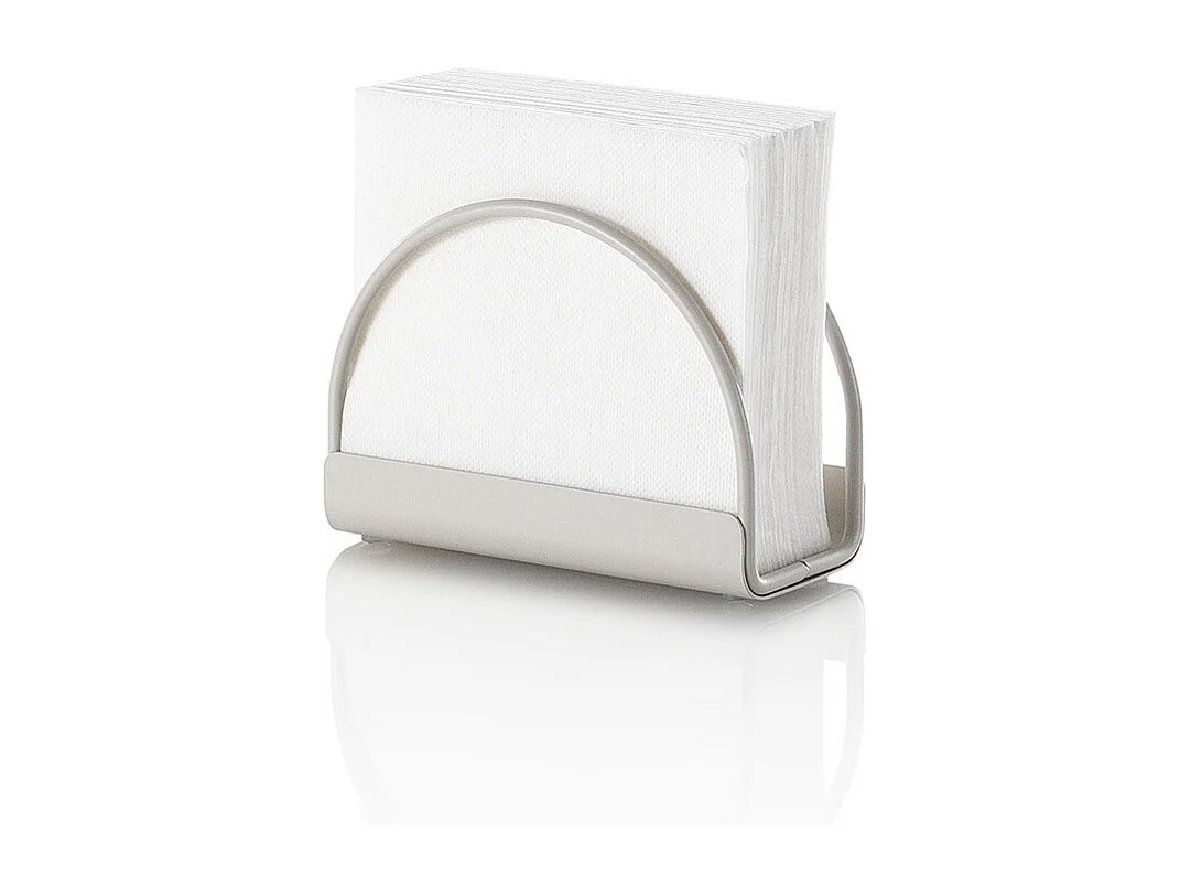 Behr Tisch-Serviettenhalter aus mattem Metall - Weiß
