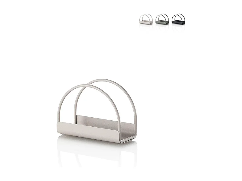 Porta tovaglioli da tavola in metallo opaco Behr - Bianco