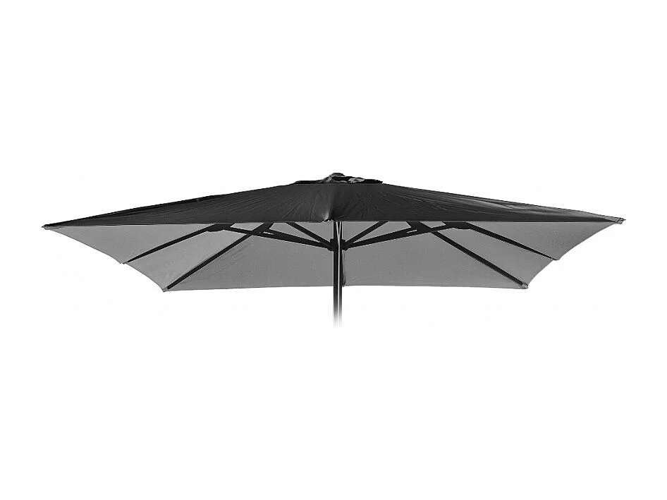 Tela Parasol Jardín 3 x 3 Cuadrado Marte Noir sin volantes