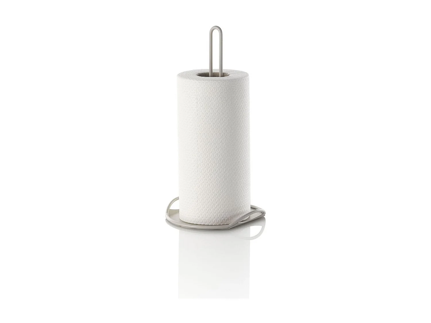 Portarrollos de cocina de metal mate Singe - Blanco