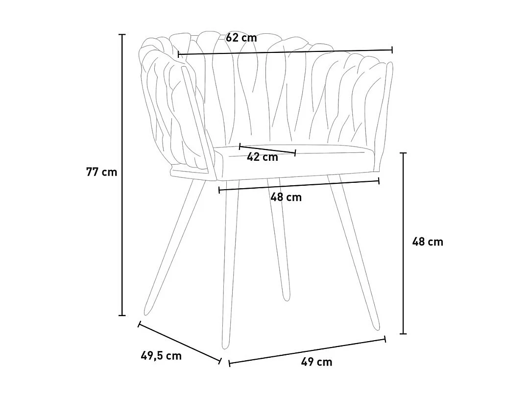Design-Sessel aus Samt mit goldenen Beinen und Armlehnen Versailles - Dunkel Grün