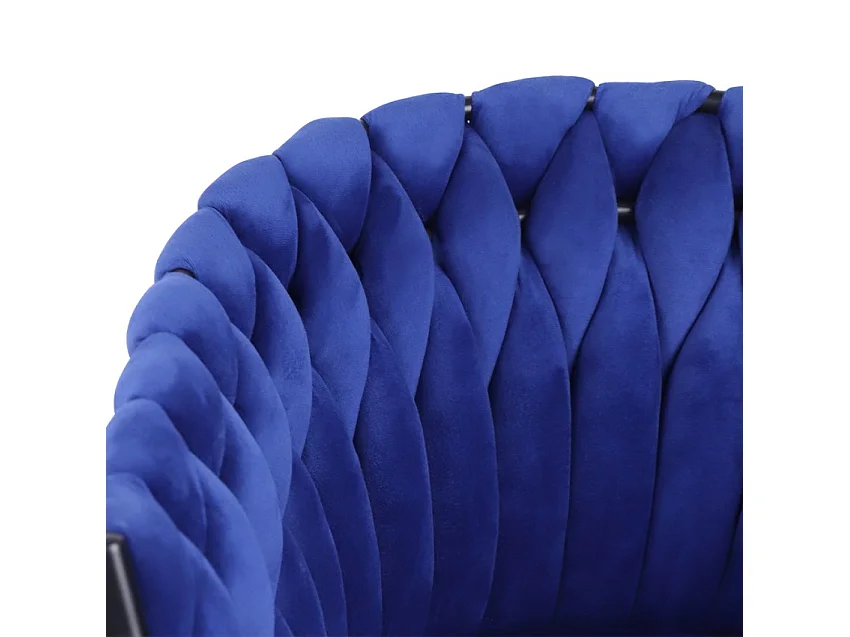 Sessel samt Design mit Armlehnen Küche Wohnzimmer Chantilly - Blau