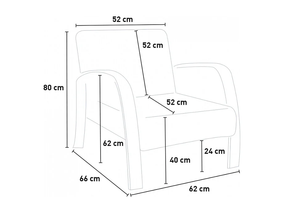 Fauteuil de bureau ergonomique en bois design scandinave Frederiksberg - Blanc