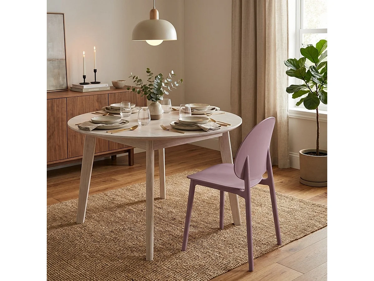 Moderner Stuhl für Küche, Terrasse und Esszimmer aus Polipropylen - Gladys