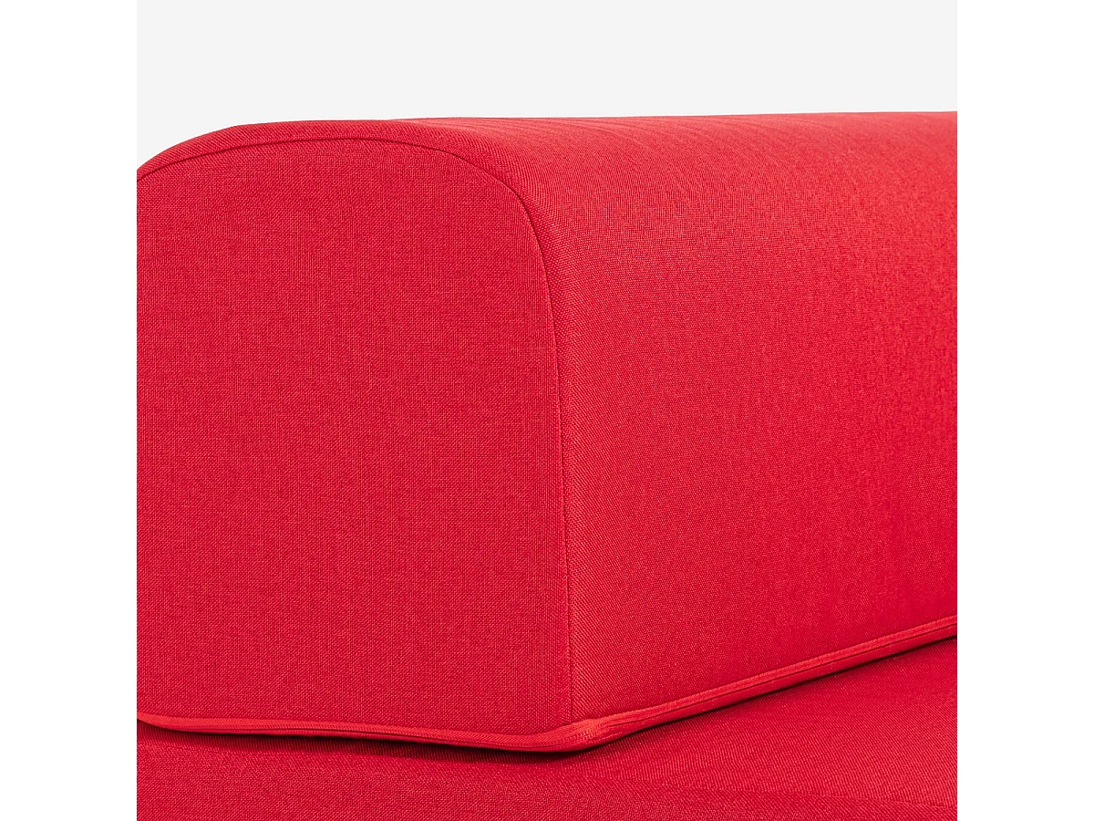 Sesselbett klappbar platzsparend 2in1 aus Stoff Betty - Rot