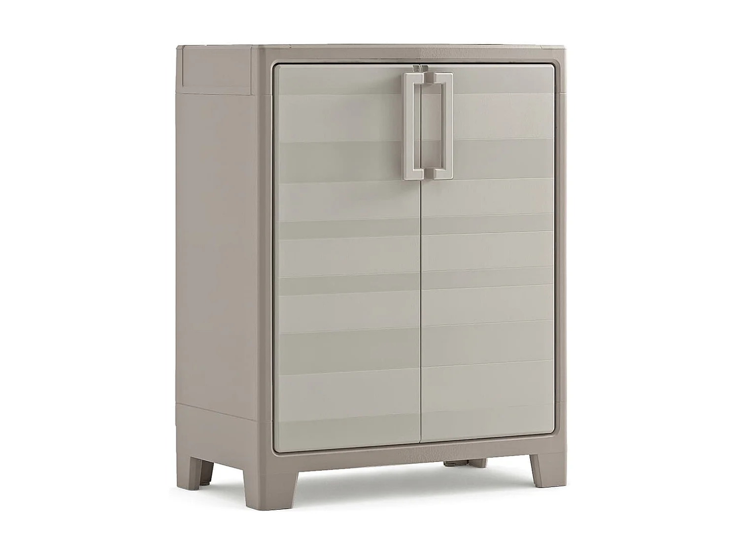 Keter Armadietto con Scaffali Gulliver Marrone e Beige 100 cm