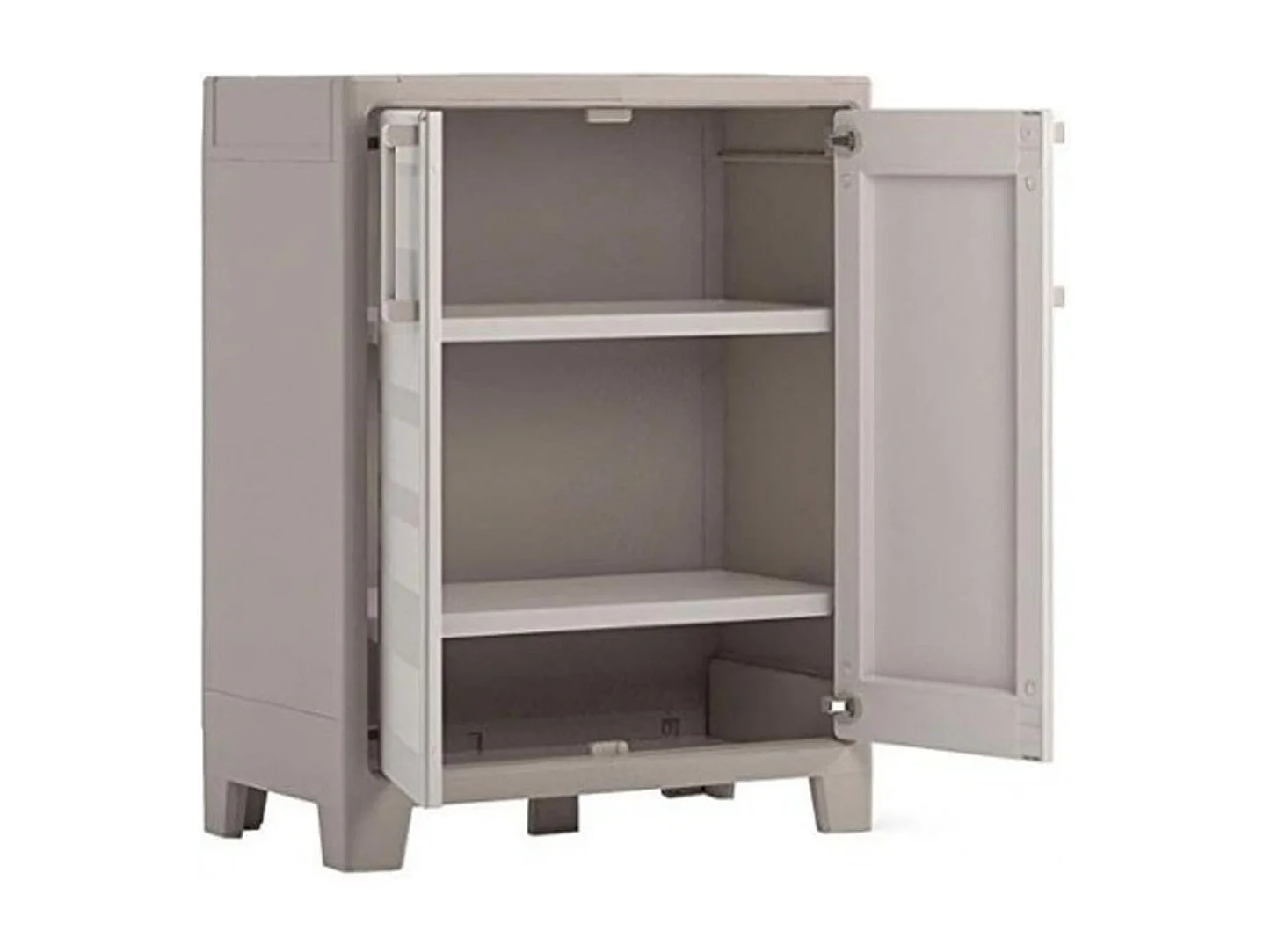 Keter Armadietto con Scaffali Gulliver Marrone e Beige 100 cm