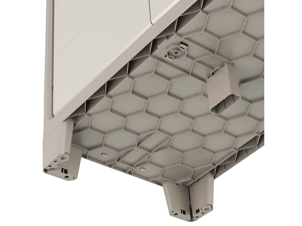 Keter Armadietto con Scaffali Gulliver Marrone e Beige 100 cm