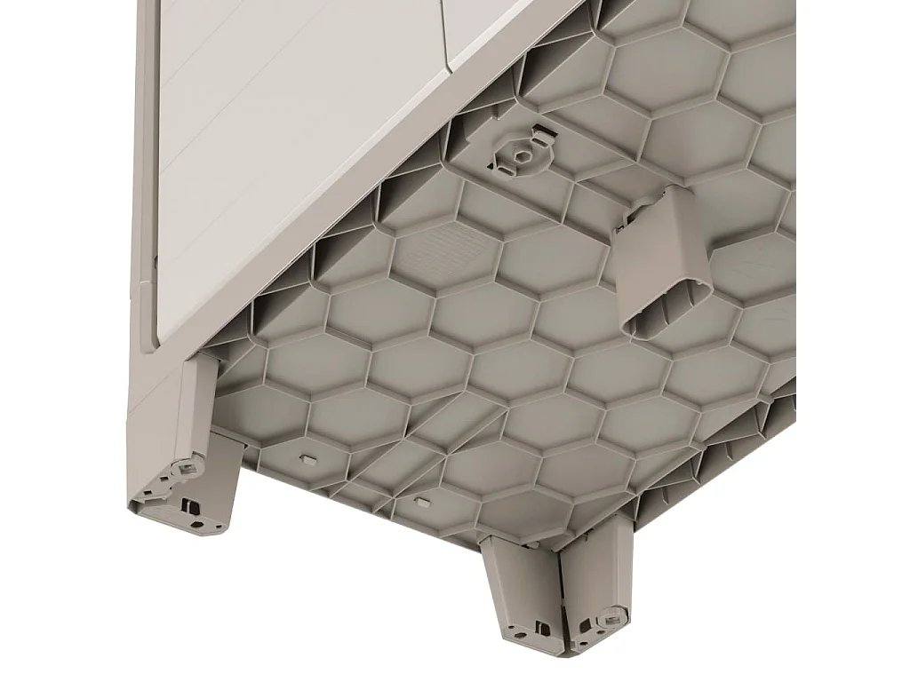 Keter Armadietto Multiuso Gulliver Beige e Marrone 182 cm