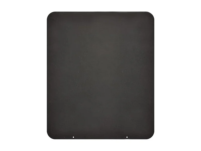 Pedana salvapavimento per stufe a legna e pellet in acciaio 70x60