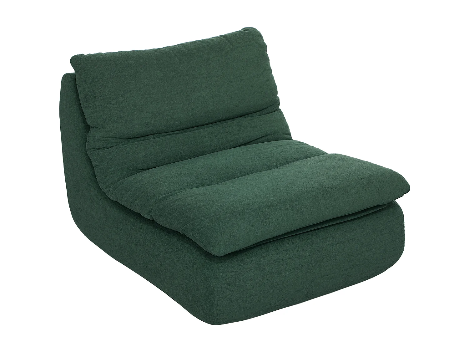 Fauteuil poire grand confort déhoussable - fauteuil paresseux - fauteuil en mousse expansible tissu vert