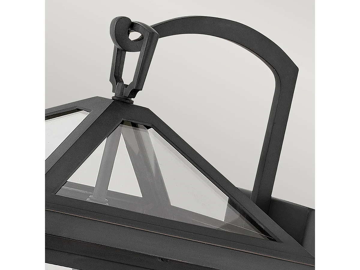 Elstead Hinkley Alford Außenwandlaterne Museum Schwarz, IP44