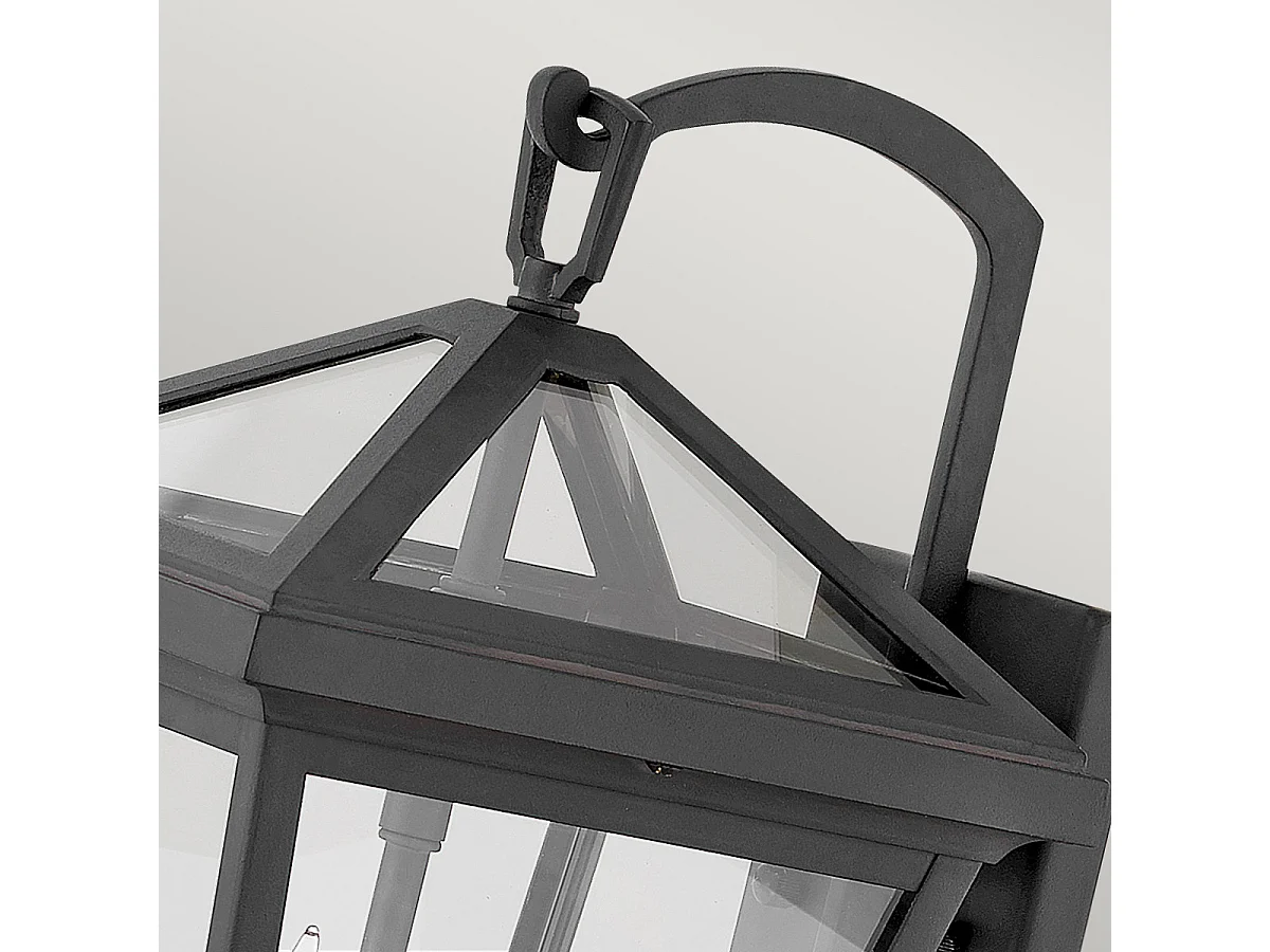 Elstead Hinkley Alford Außenwandlaterne Museum Schwarz, IP44