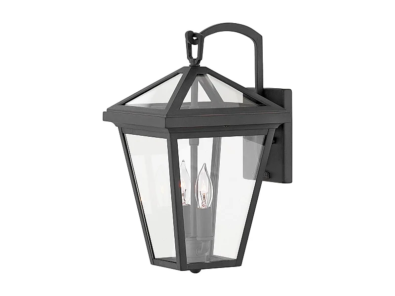 Elstead Hinkley Alford Lanterna da parete per esterni Museo Nero, IP44