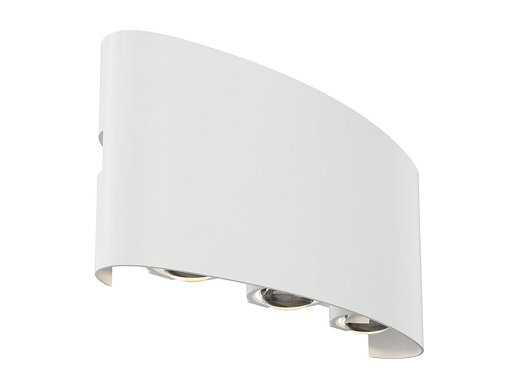 Maytoni Strato Outdoor oben unten Wandleuchte Weiß, IP54, 3000K