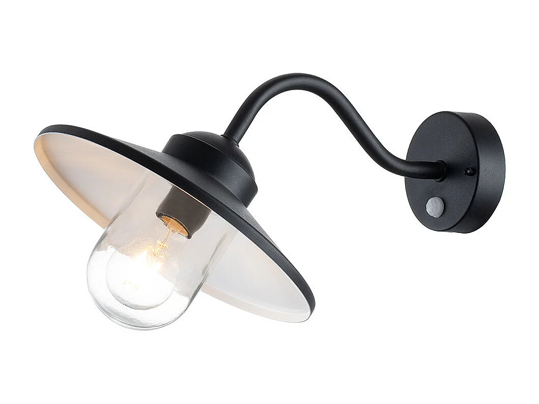 Elstead Klampenborg Außenkuppel-Wandleuchte Schwarz, IP44