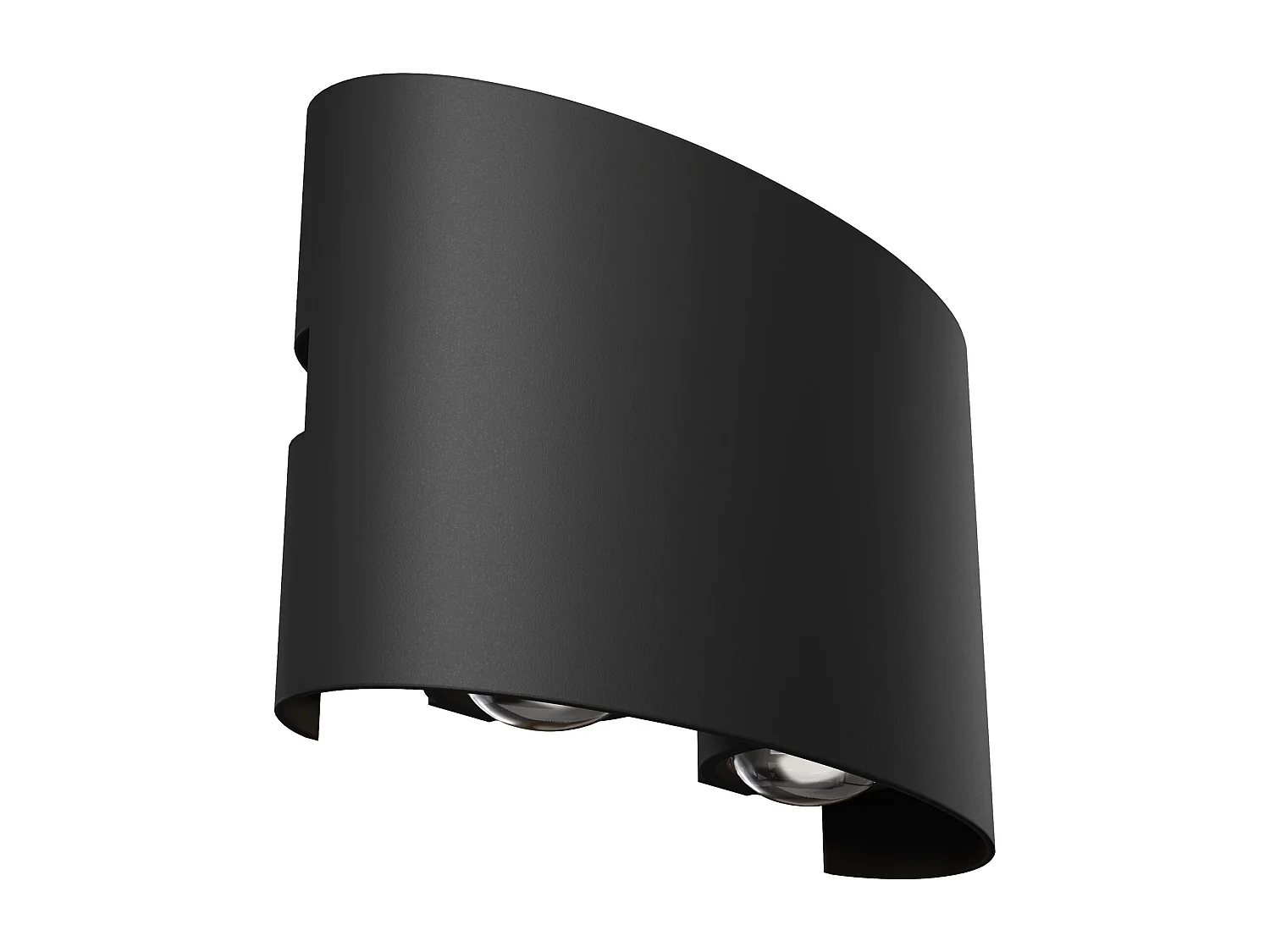 Maytoni Strato Lampada da parete per esterni Up Down Nera, IP54, 3000K