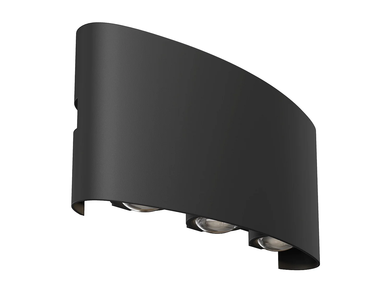 Maytoni Strato Lampada da parete per esterni Up Down Nera, IP54, 3000K