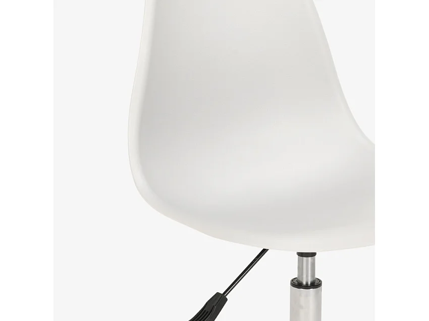 Höhenverstellbarer Drehstuhl Bürostuhl Büro Rollen Design Wooden Roll Light