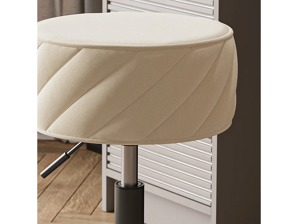 Hocker beige 35x38.5x50.5 cherio