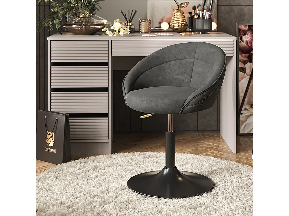 Tabouret anthracite 45x45x79 goldamo