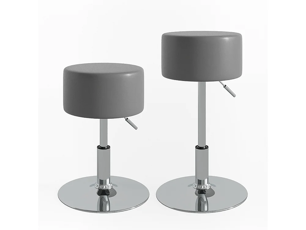 Tabouret gris 33.5x33.5x67 design
