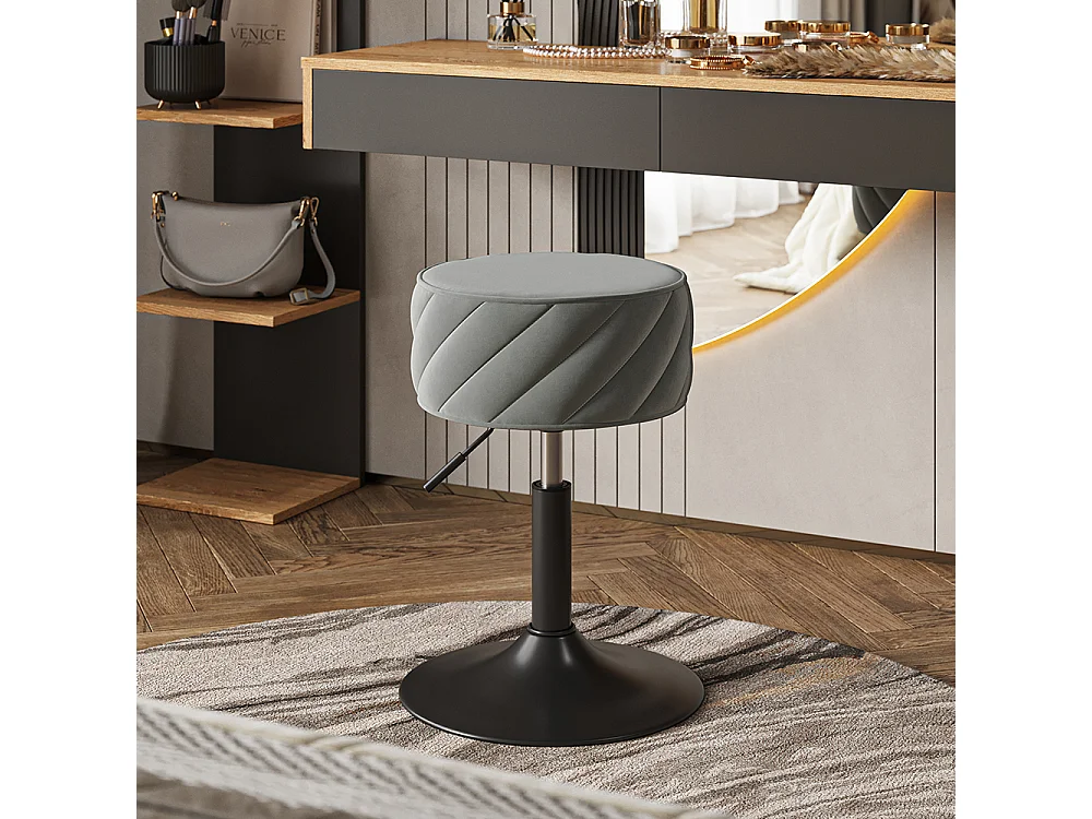 Hocker grau 35x38.5x50.5 cherio