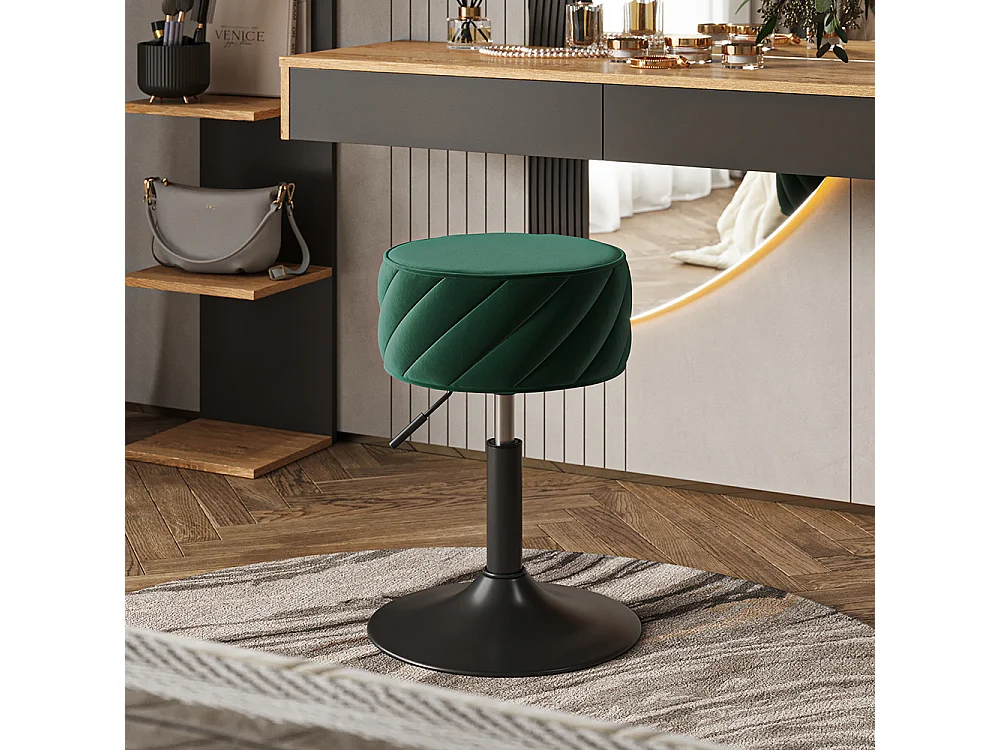 Tabouret vert 35x38.5x50.5 cherio