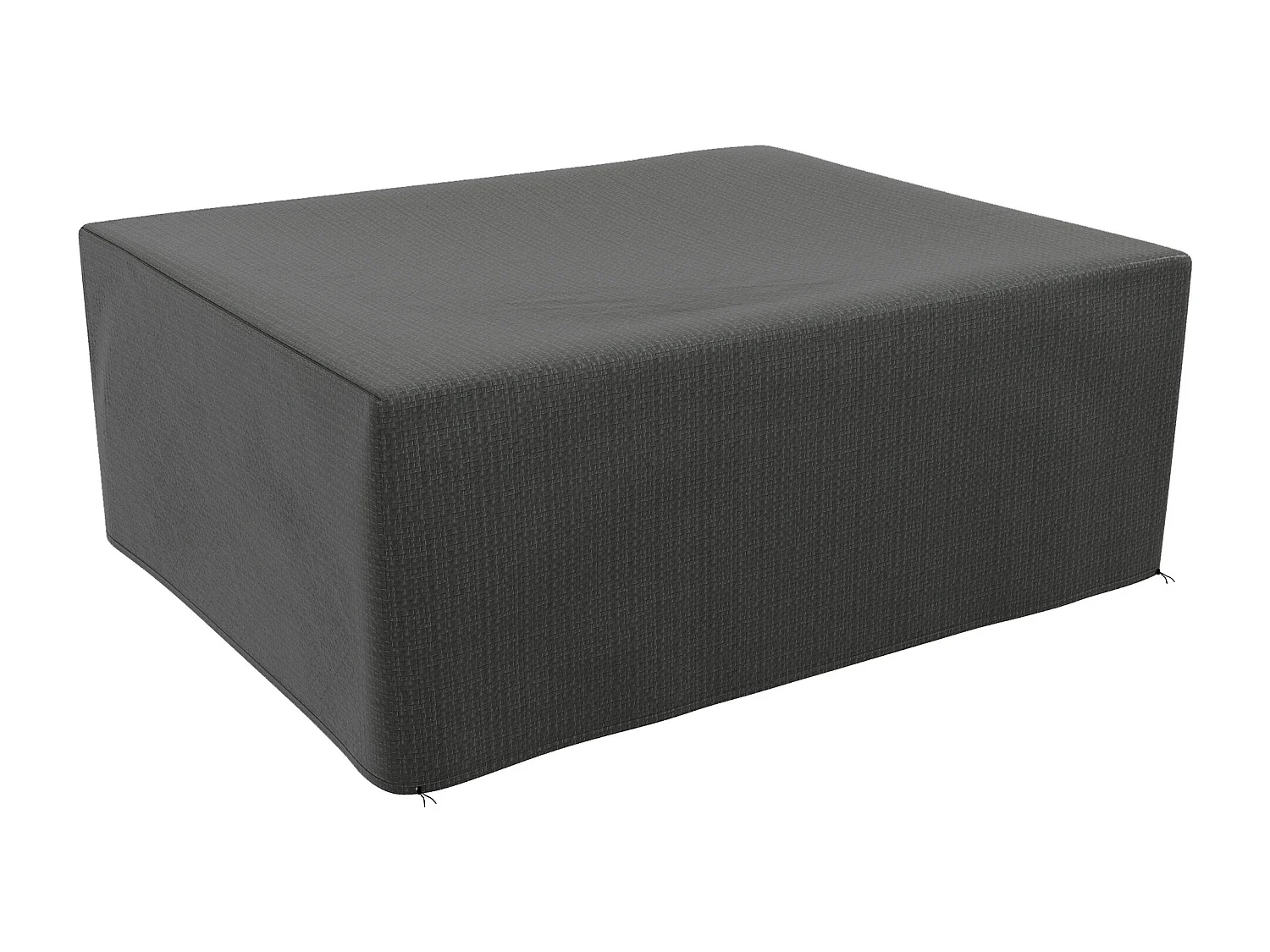 Housse de protection mobilier de jardin bâche étanche anti-UV PE haute densité gris