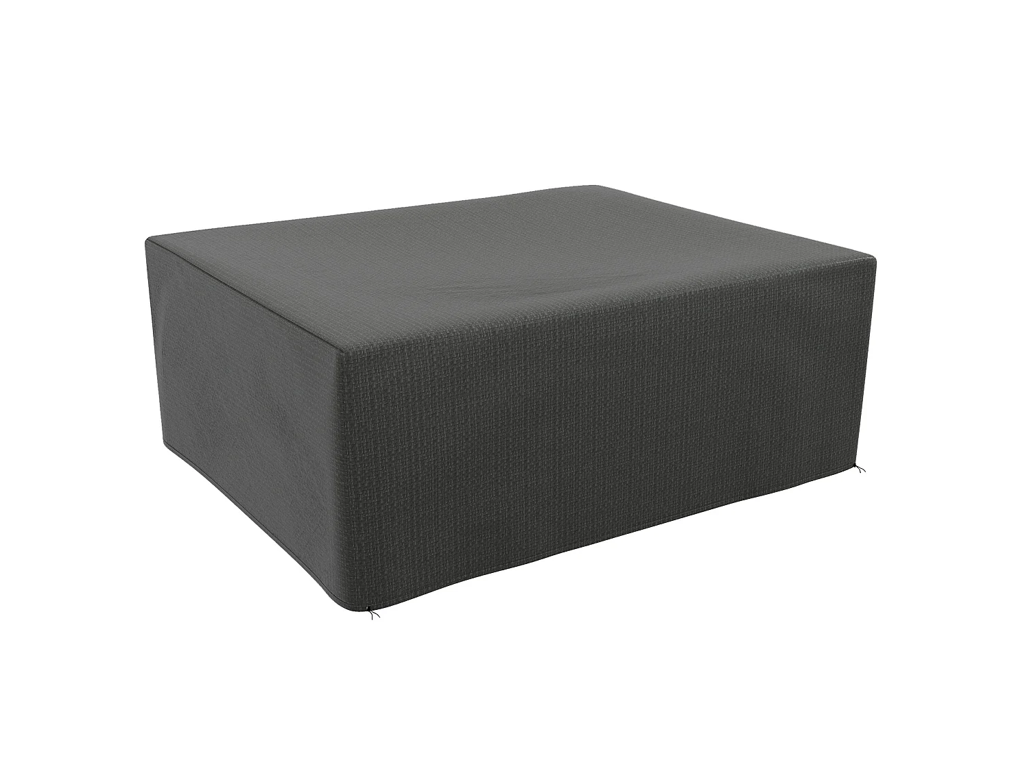 Housse de protection mobilier de jardin bâche étanche anti-UV PE haute densité gris