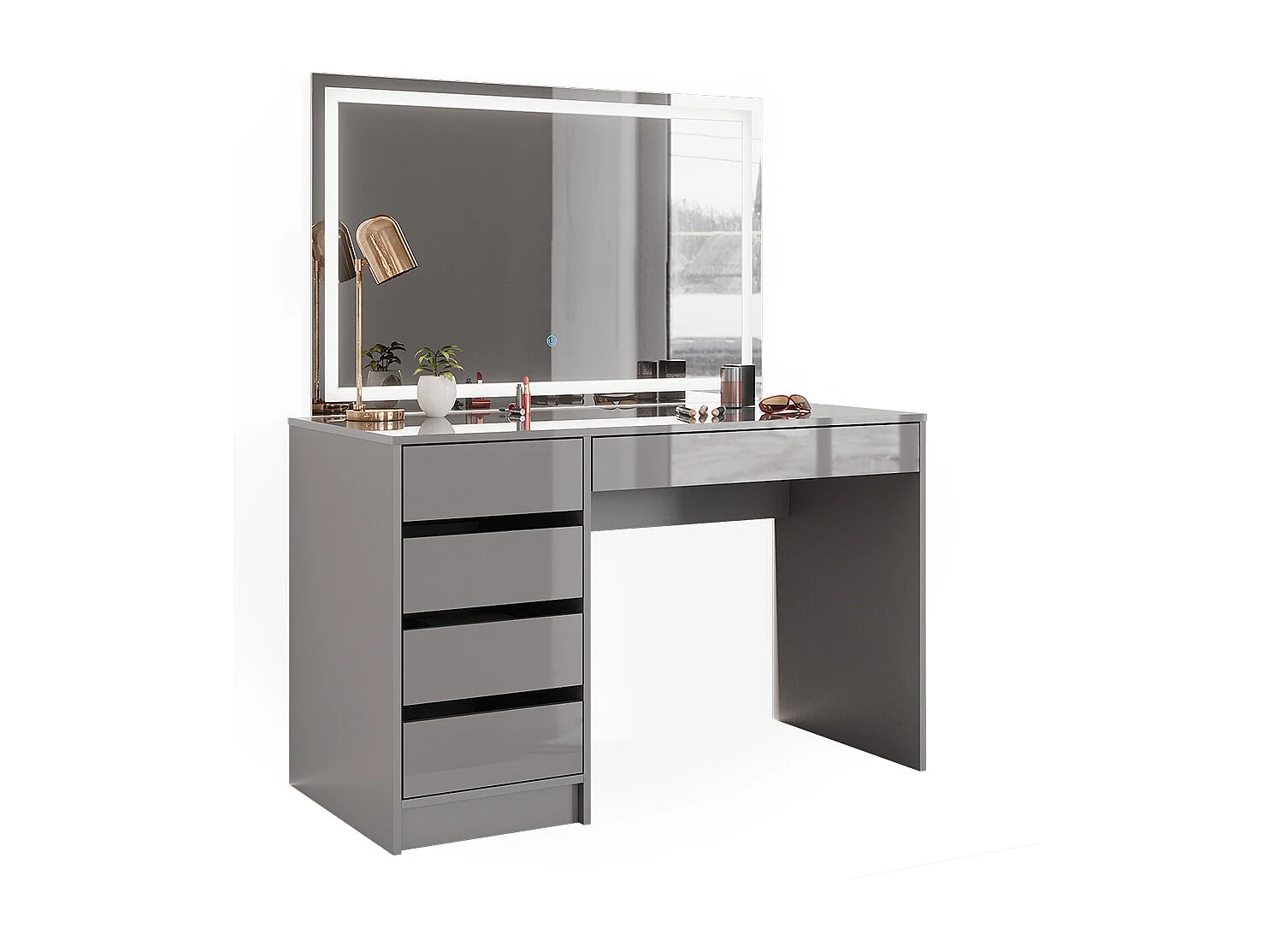 Tocador gris 120x55x75 sherry