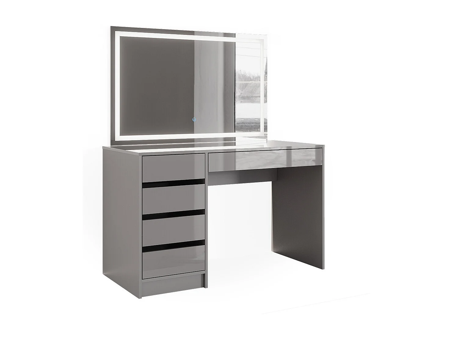 Coiffeuse gris 120x55x75 sherry