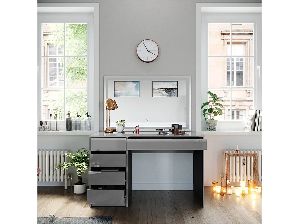 Dressing table grey 120x55x75 sherry