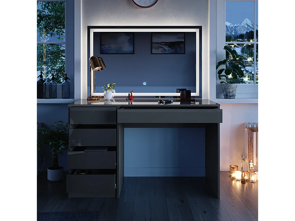 Dressing table grey 120x55x75 sherry