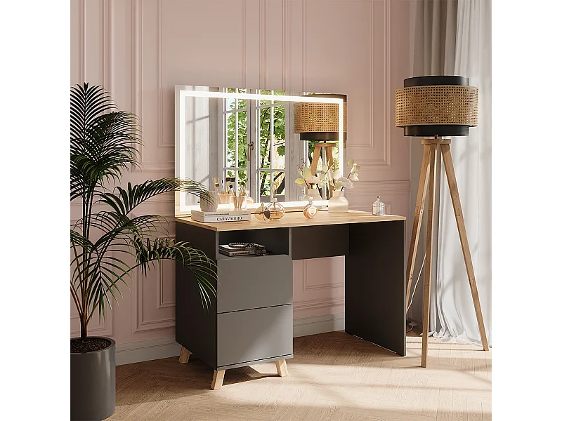 Tocador antracita/artisan 110x55x75 karen