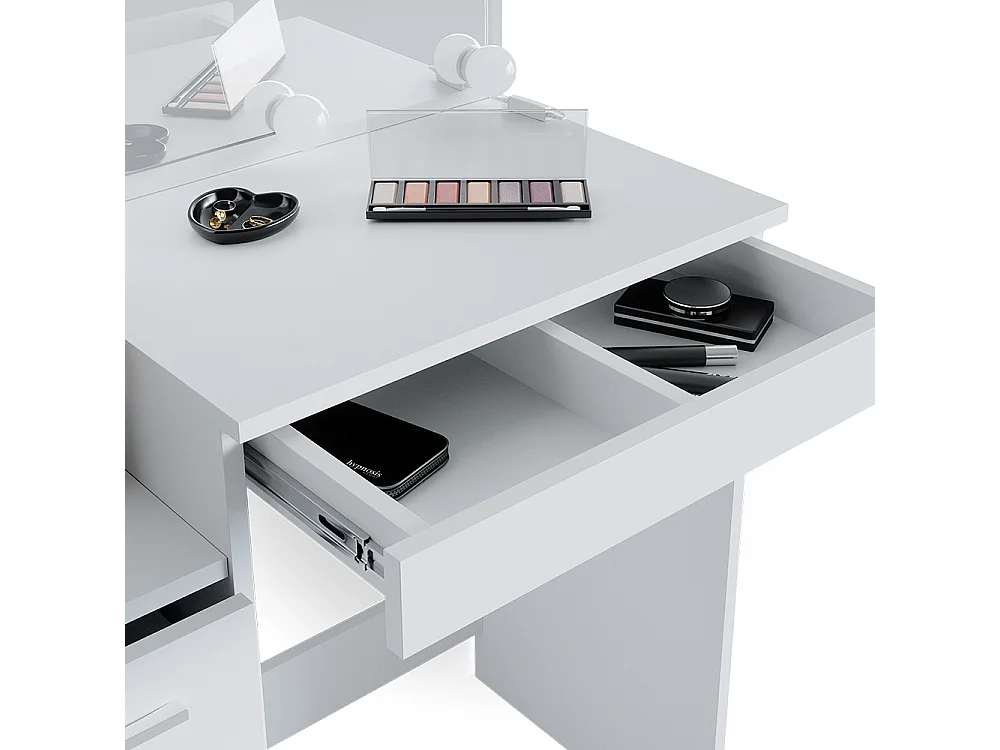 Coiffeuse blanc 80x40x127.4 meryl